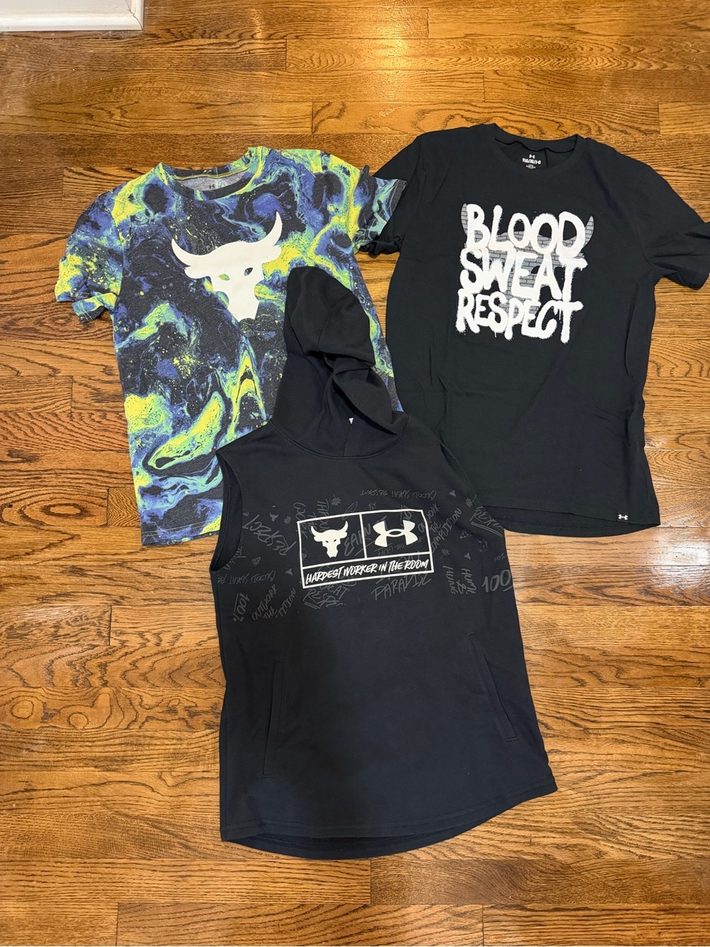 Under Armour Youth Large Boys 3 Piece Bundle Project Rock